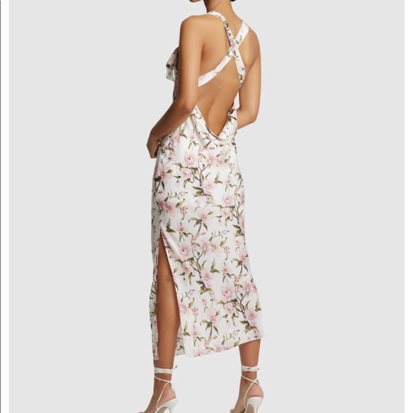 NEW Sofia The Label Forever Slip Midi Long Dress White Magnolia Size AU 8 US 4 - Picture 1 of 10